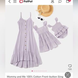 Purple Mommy & Me dresses